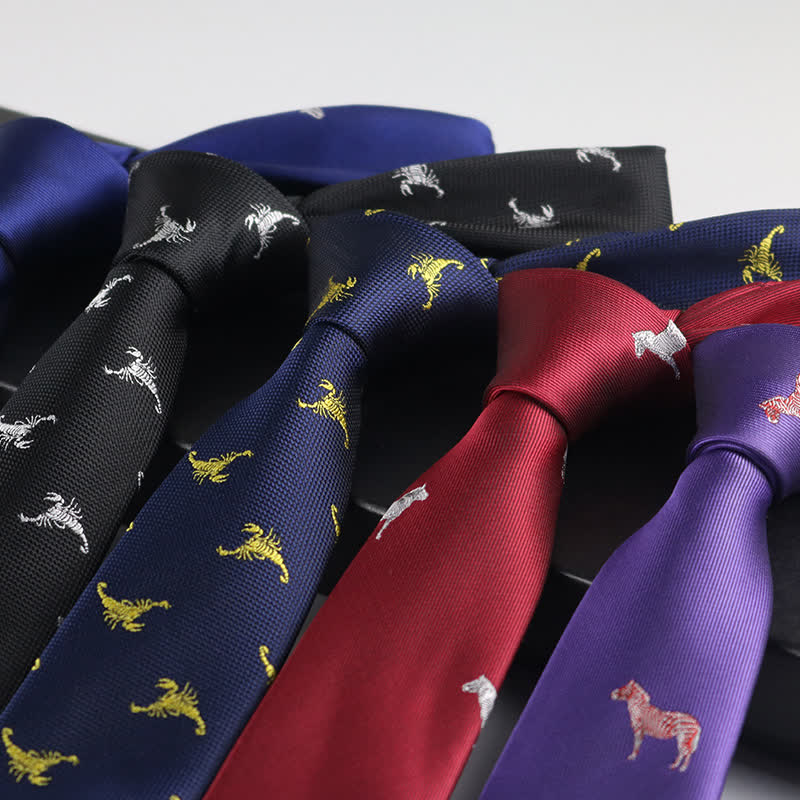 Men's Fun Animal Motifs Necktie - image 2