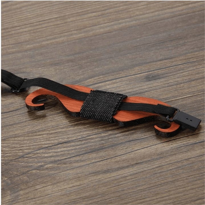 Men's Creative Funny Wooden Bow Tie - image 2
