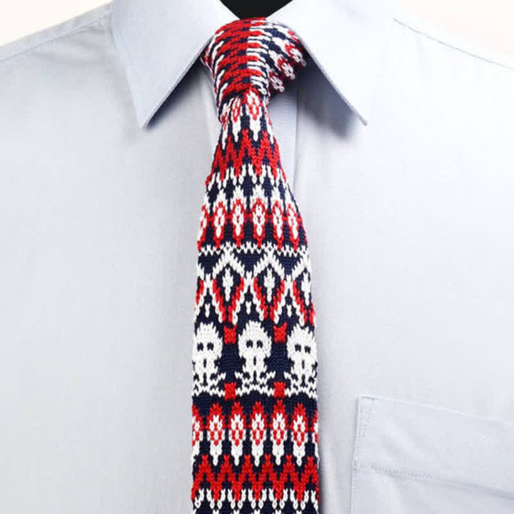Men's Exotic Skinny Knitted Necktie - image 1