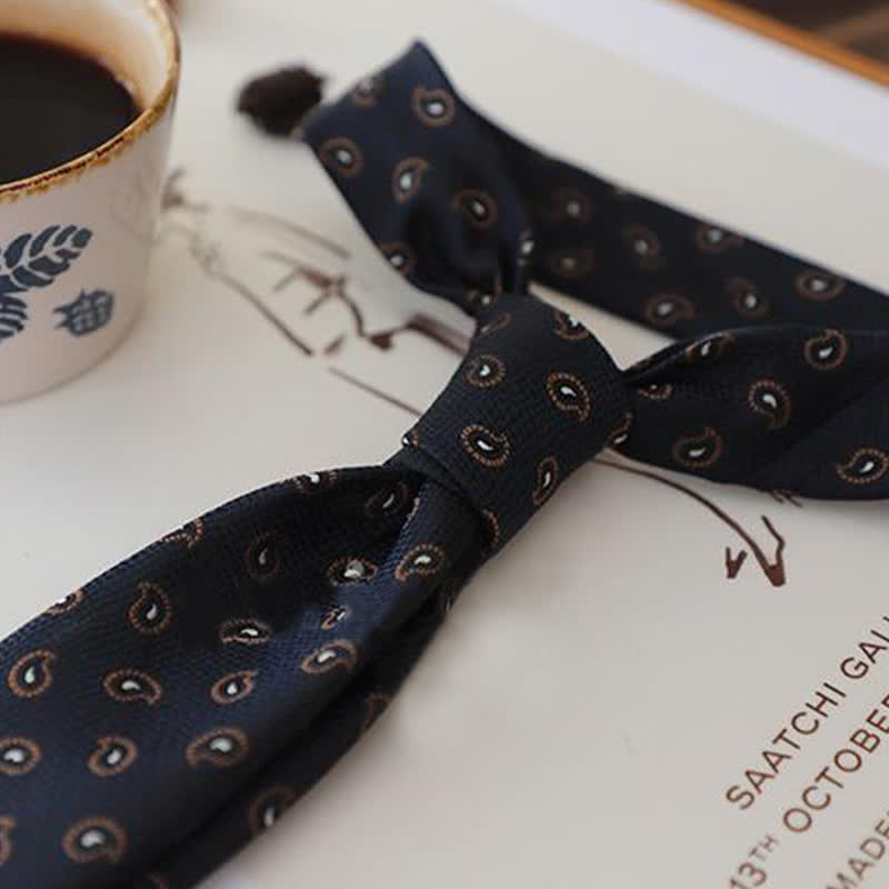 Men's Classic Elegant Floral Necktie - image 8