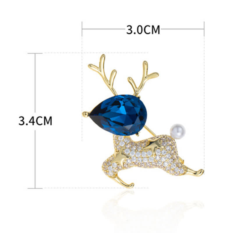 Women's Little Elk Pearl Brooch - image 6