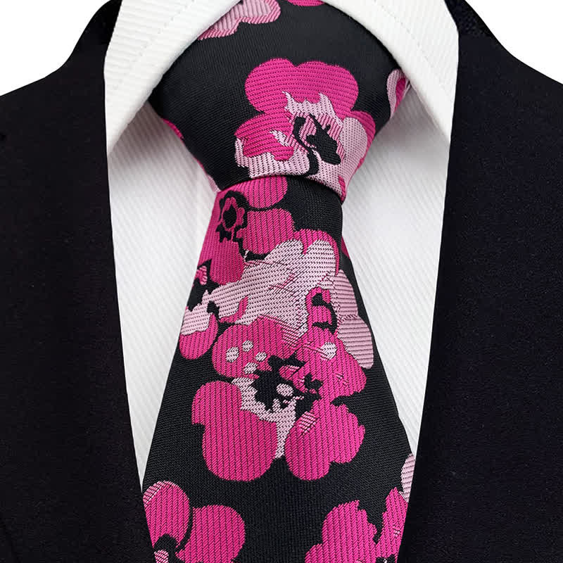 Men's Luxury Modern Floral Necktie - image 3