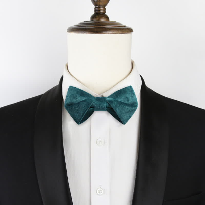 Men's Stylish Twist Velvet Bow Tie - image 6