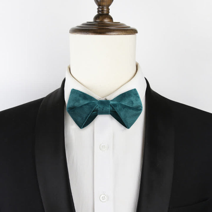 Men's Stylish Twist Velvet Bow Tie - image 6