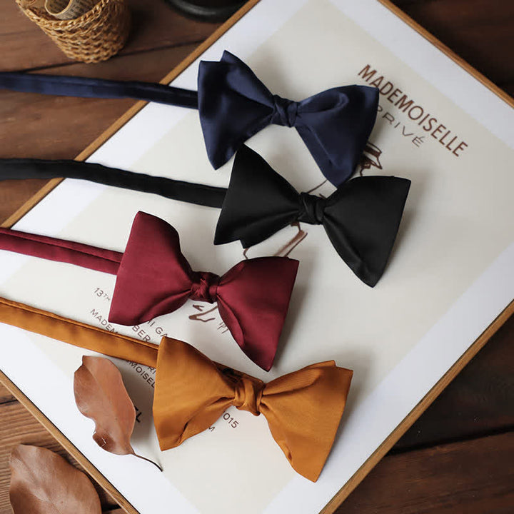 Men's Century Retro Double Layers Bow Tie - image 0