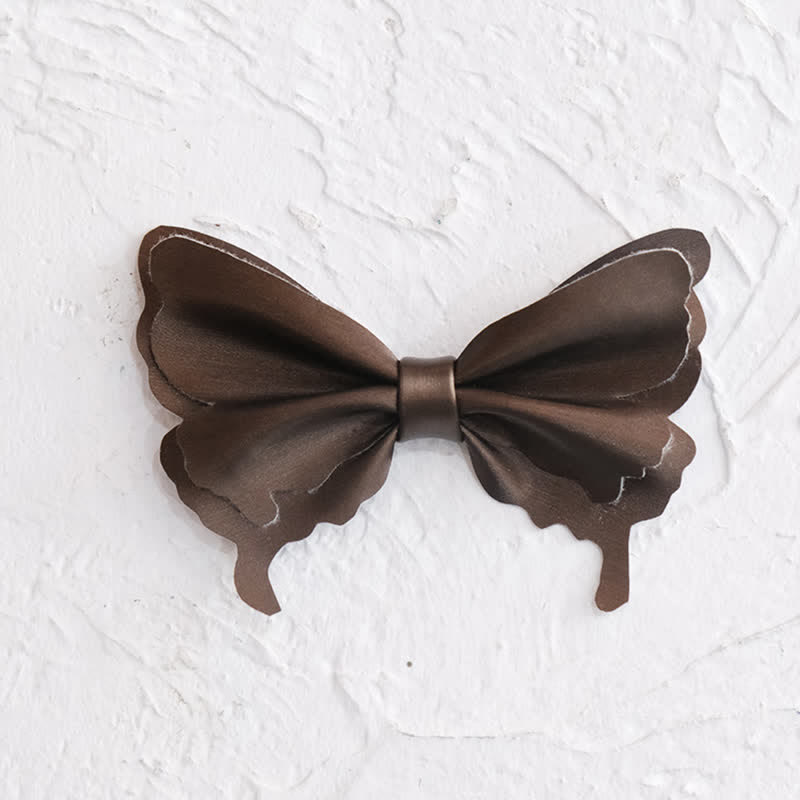 Men's Butterfly Vegetable-tanned Leather Bow Tie - image 6
