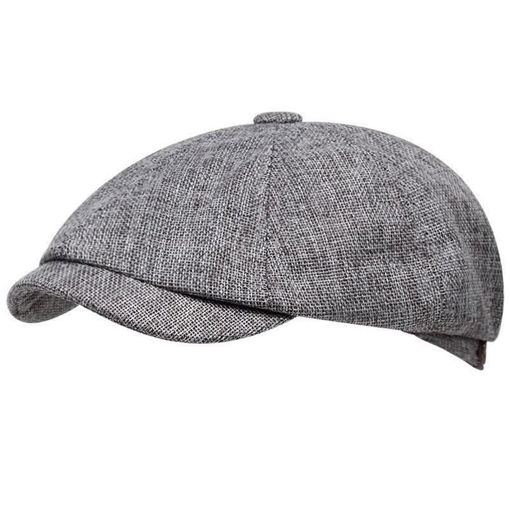 Leisure Flat Newsboy Octagonal Beret Cap - Gray - M (22"-22 7/8") - image 0
