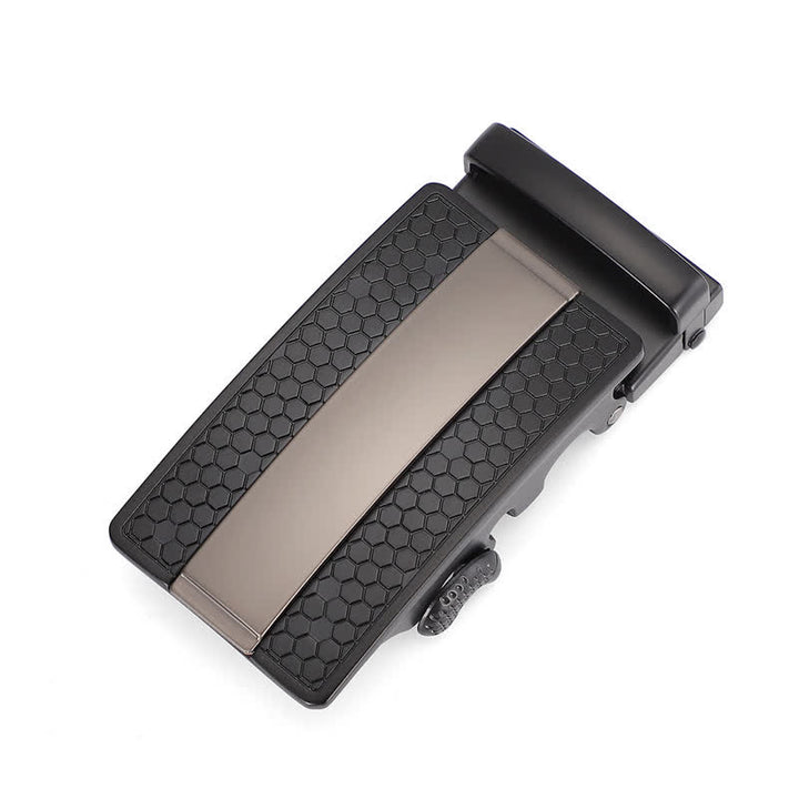 Men's Classy Sliding Buckle Ratchet Leather Belt - image 3