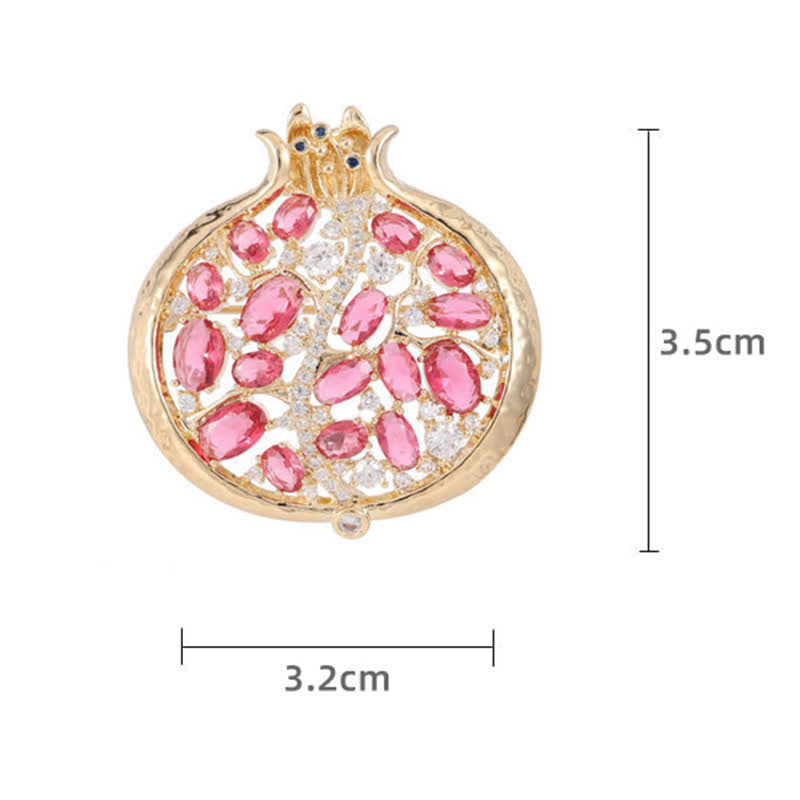 Women's Elegant Insect Pomegranate Brooch - image 6