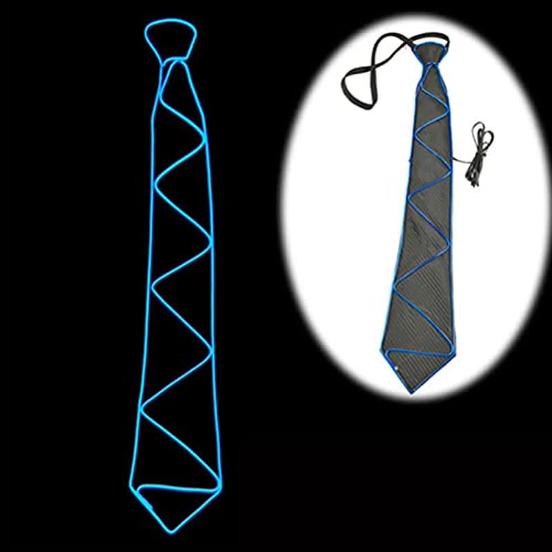 Cool Neon LED Strip Glowing Necktie - image 2