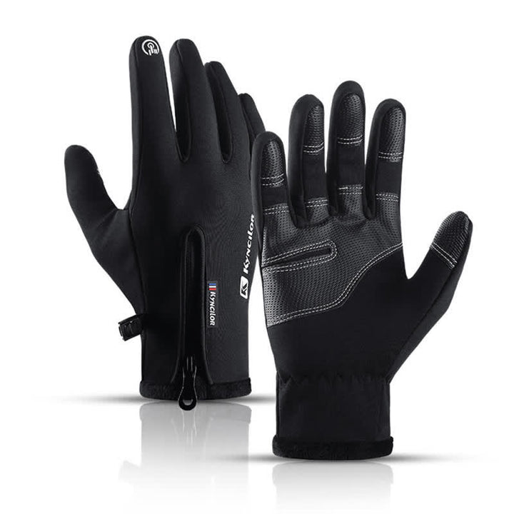 Outdoor Cycling Waterproof Zipper Tactical Gloves - image 10