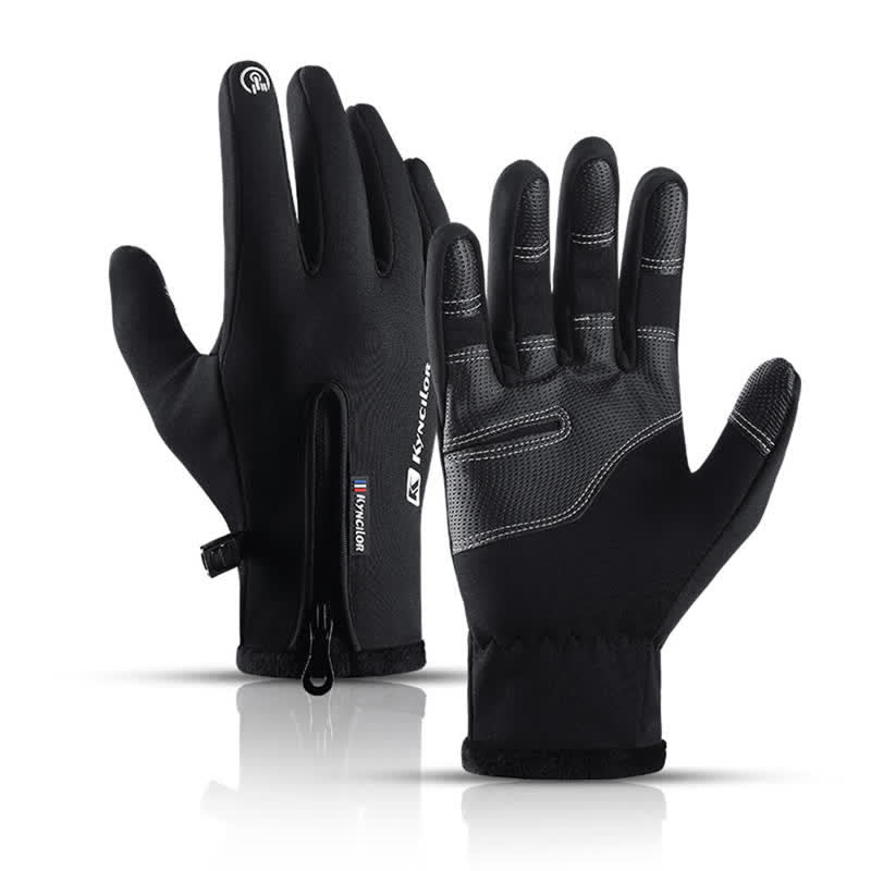 Outdoor Cycling Waterproof Zipper Tactical Gloves - image 10