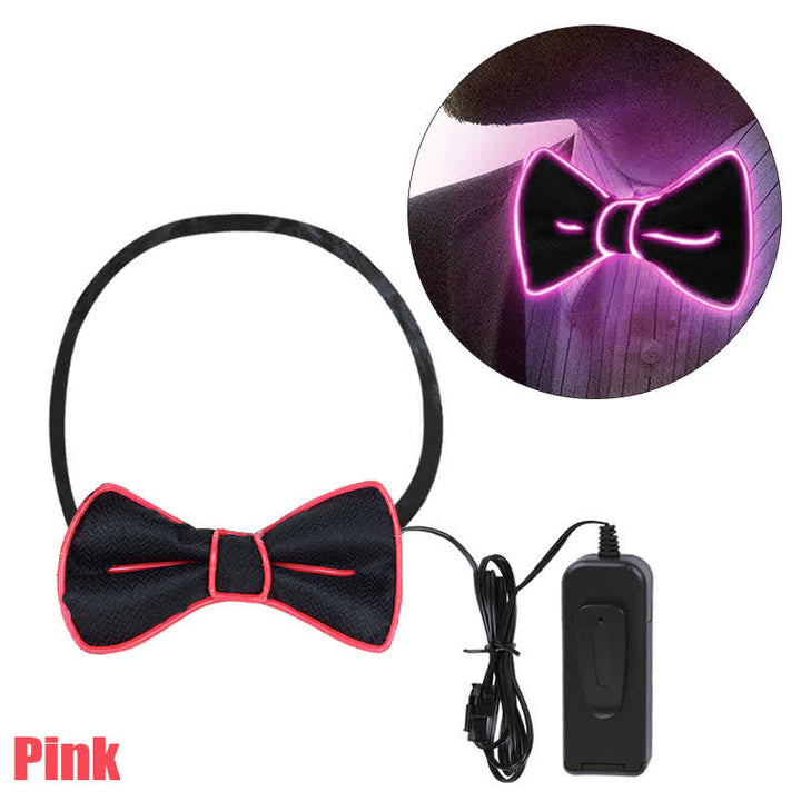 Men's LED Luminous Glowing Bow Tie - image 17