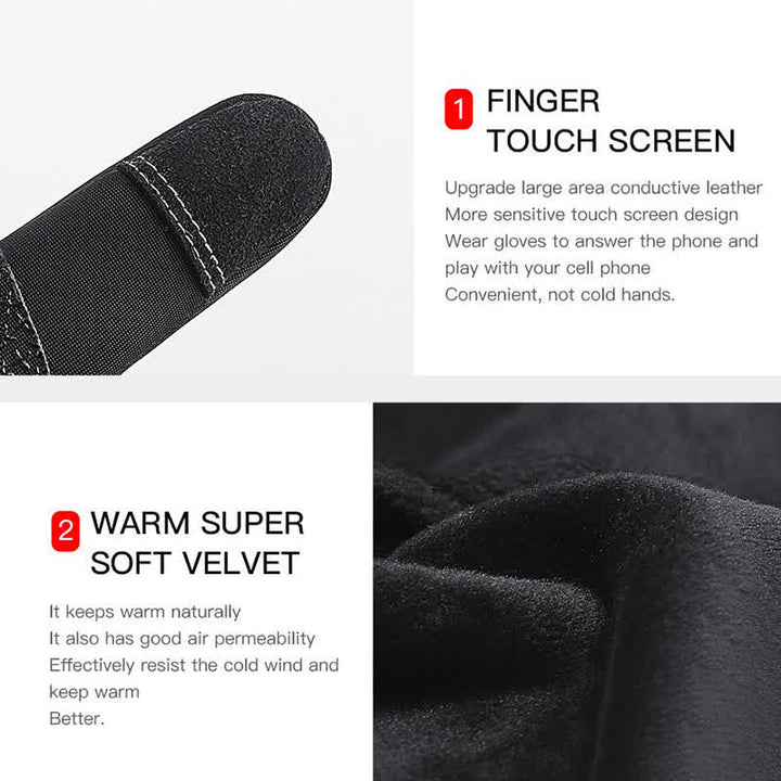 Winter Riding Touch Screen Stretchable Tactical Gloves - image 10
