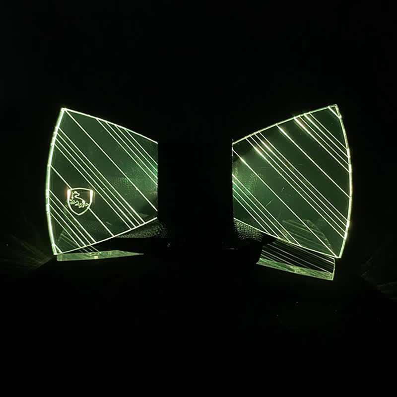 7 Colors Festival Luminous Preppy Acrylic Bow Tie - image 2