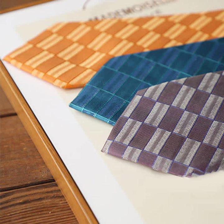 Men's Retro Street Style Geometric Necktie - image 2