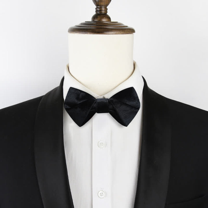 Men's Stylish Twist Velvet Bow Tie - image 10
