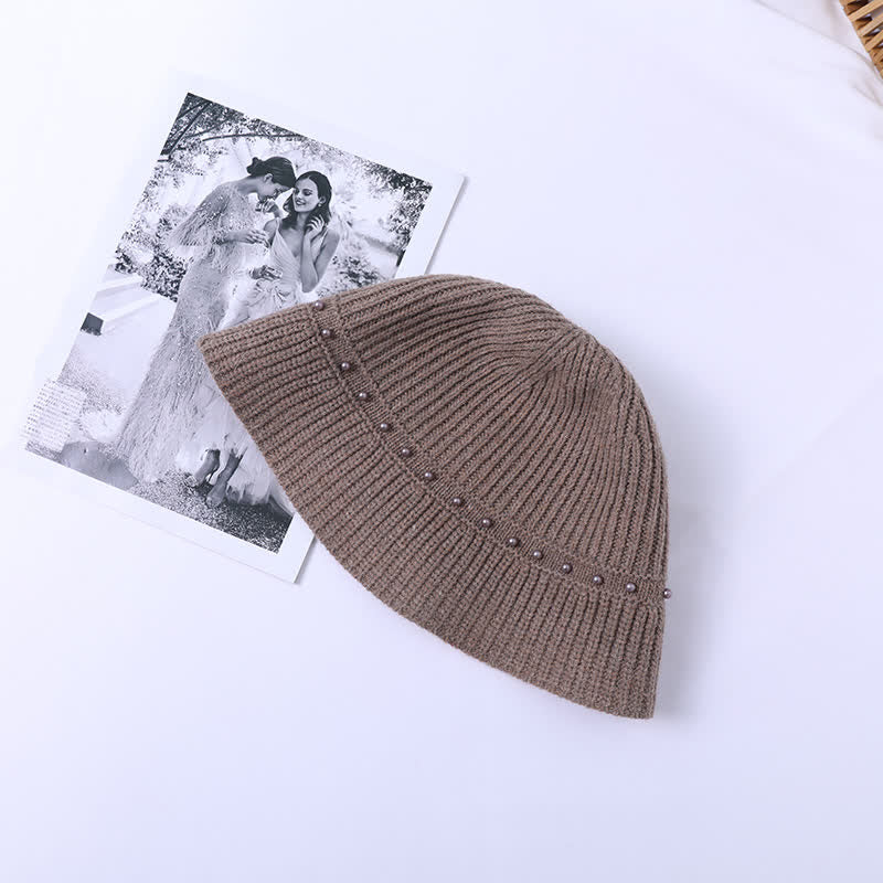 Women's Holiday Vacation Pearl Bucket Hat - Khaki - M (22 1/2"-22 7/8") - image 11