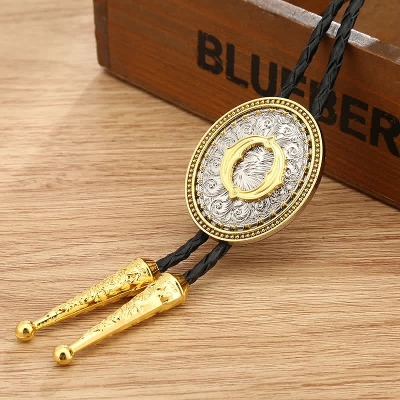 Western Cowboy Shirt Accessory Alphabet A To Z Bolo Tie - O - image 18