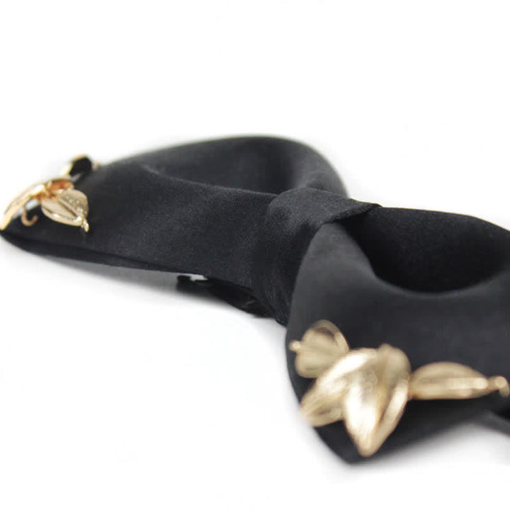 Men's Leaves Garden Wedding Bow Tie - image 5