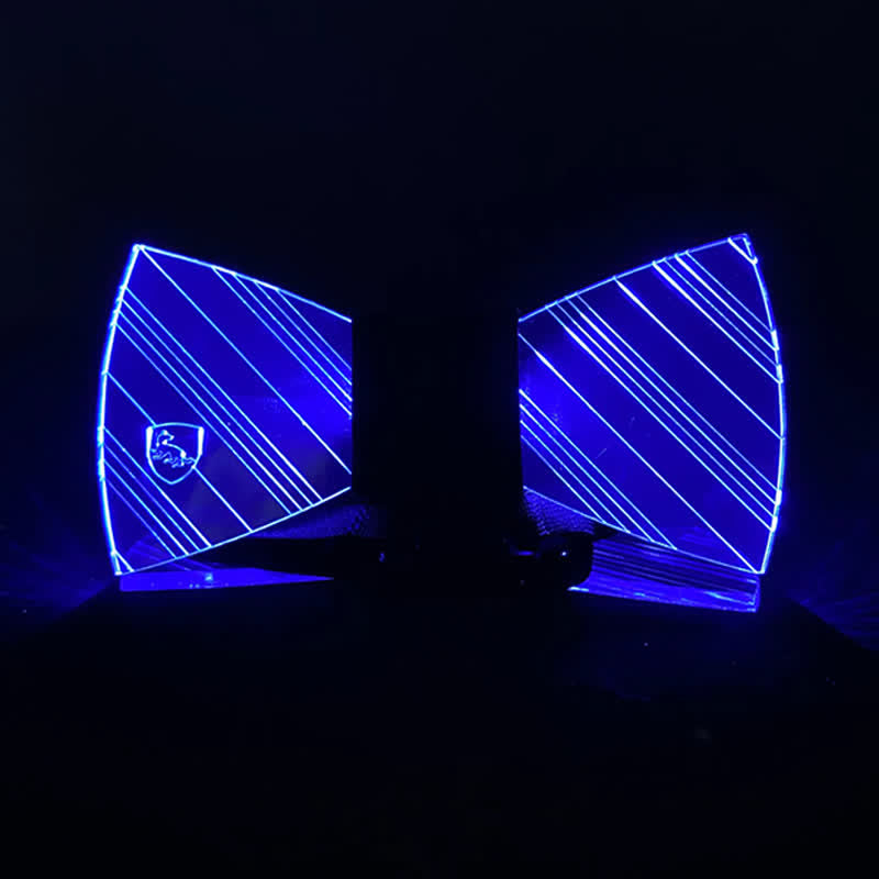 7 Colors Festival Luminous Preppy Acrylic Bow Tie - image 3