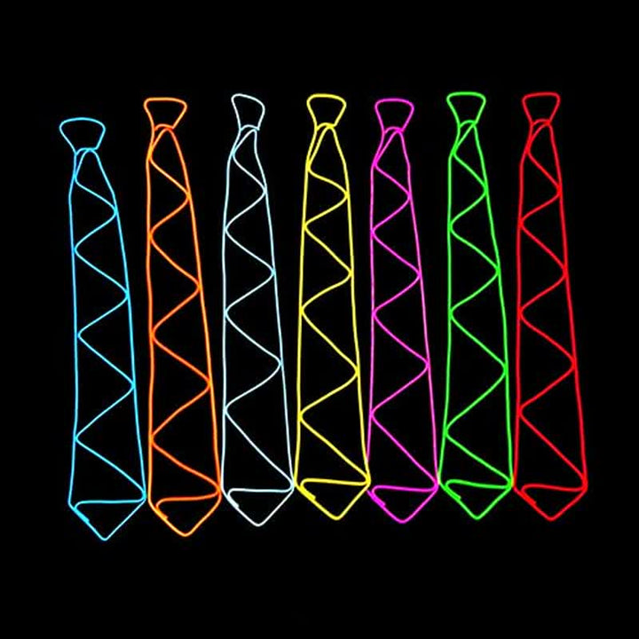 Cool Neon LED Strip Glowing Necktie - image 1