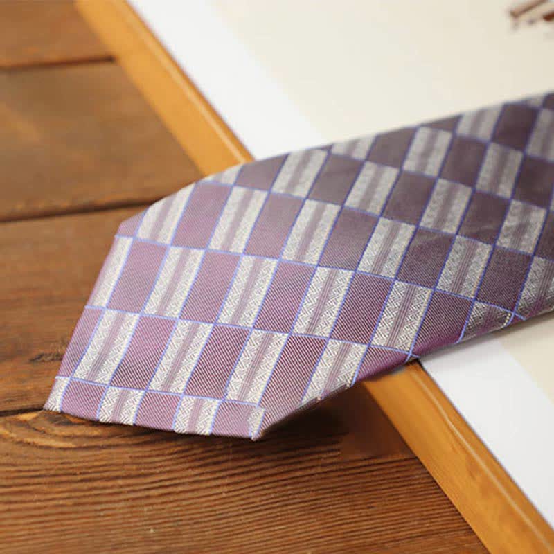 Men's Retro Street Style Geometric Necktie - image 4