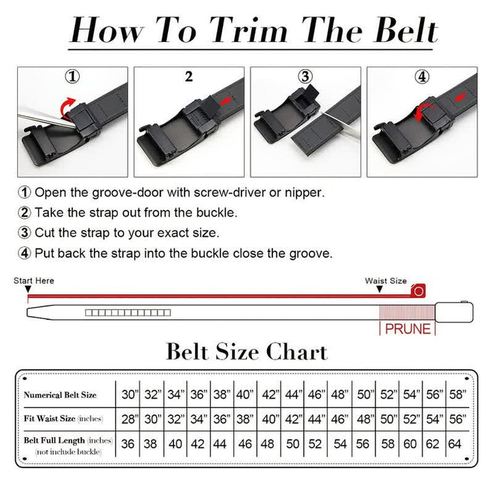 Men's Luxury Crocodile Skin Pattern Leather Belt - image 9