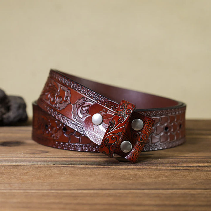 Men's DIY These Colors Don't Run Eagle Flag Buckle Leather Belt - image 12