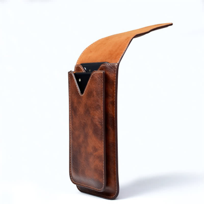 Magnetic Clip Double-layer Mobile Phone Case Belt Bag - image 4