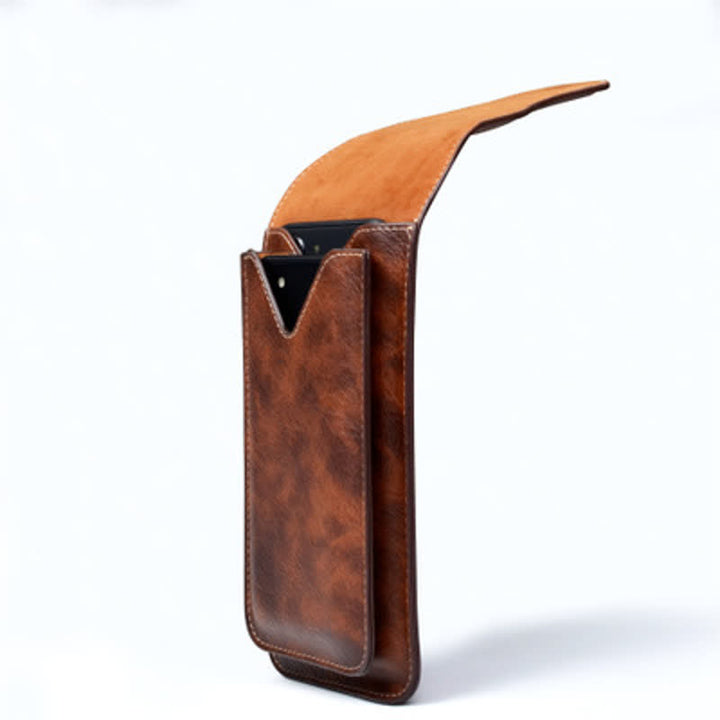 Magnetic Clip Double-layer Mobile Phone Case Belt Bag - image 4