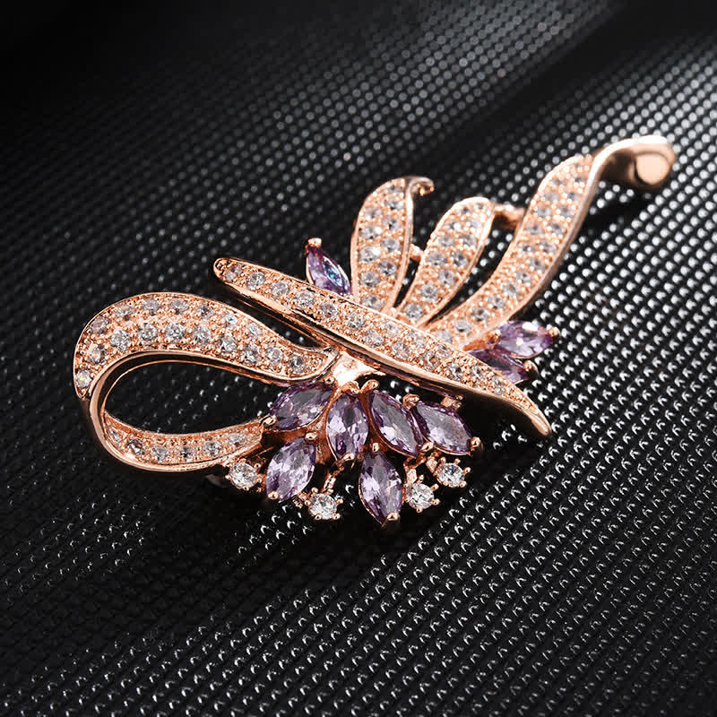 Women's Charming Bauhinia Flower Brooch - image 5