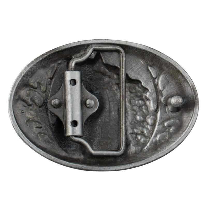 Men's DIY Horse Head Buckle Leather Belt - image 1