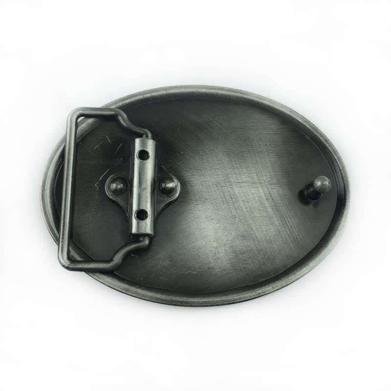 Men's DIY Trendy Western Rose Buckle Leather Belt - image 6