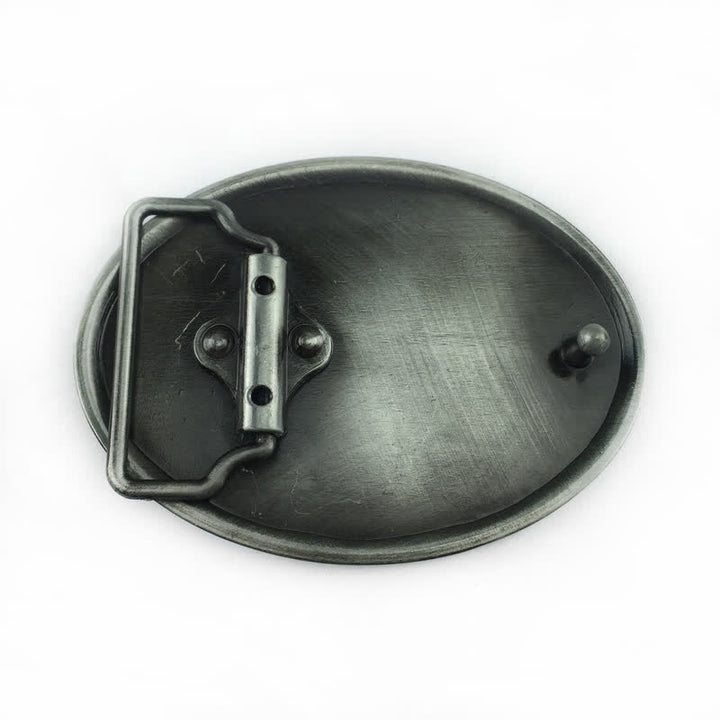 Men's DIY Trendy Western Rose Buckle Leather Belt - image 6