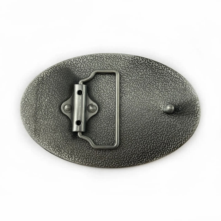Men's DIY Enamel Gun Pistol Stars Buckle Leather Belt - image 1