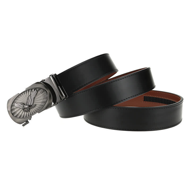 Men's Soaring Eagle Automatic Buckle Business Leather Belt - image 1