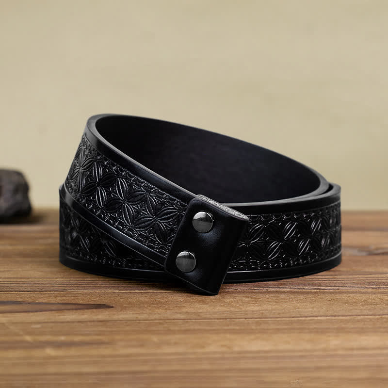 Men's DIY Novelty Arm Bears Buckle Leather Belt - image 8