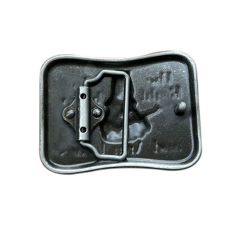 Men's DIY Novelty Arm Bears Buckle Leather Belt - image 1