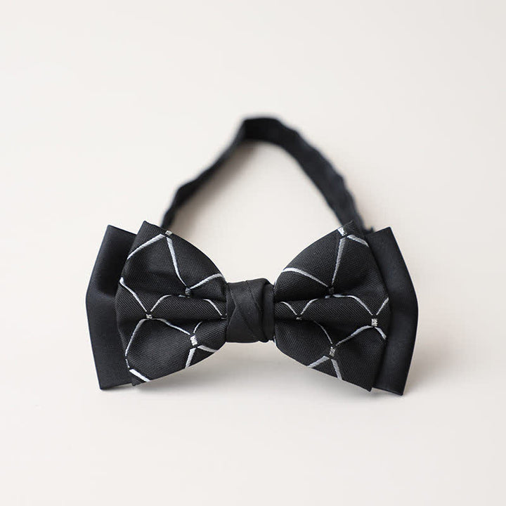 Men's Personality Paisley Double Layered Bow Tie - Style #7 - image 11