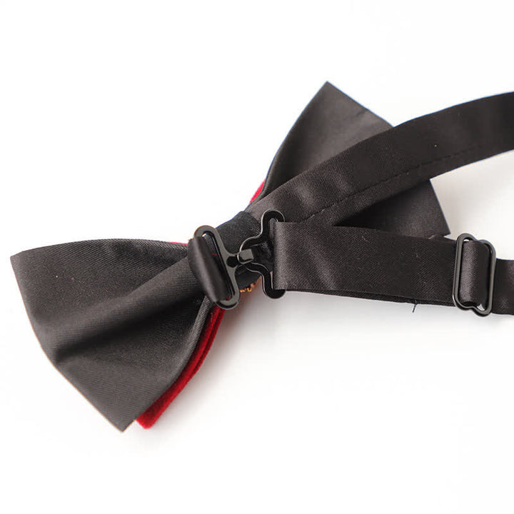 Men's Luxury Velvet Rhinestone Inlaid Wedding Bow Tie - image 22