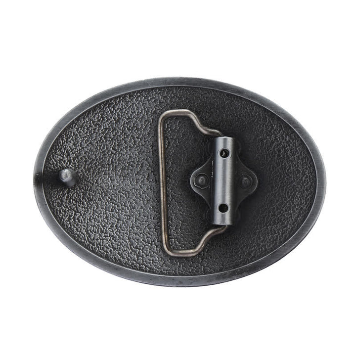 Men's DIY Honor Courage Eagle Wings Buckle Leather Belt - image 4