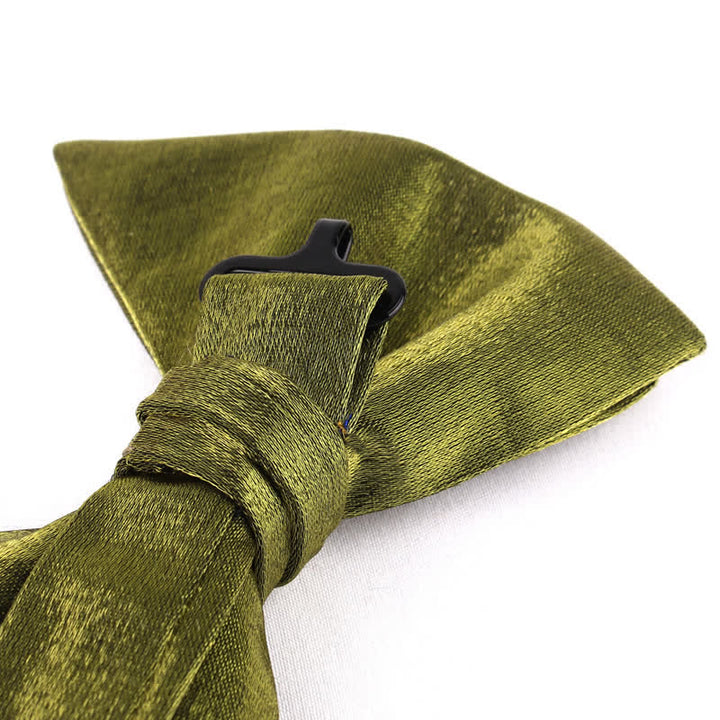 Men's Irregular Double Layer Oversized Pointed Bow Tie - image 4