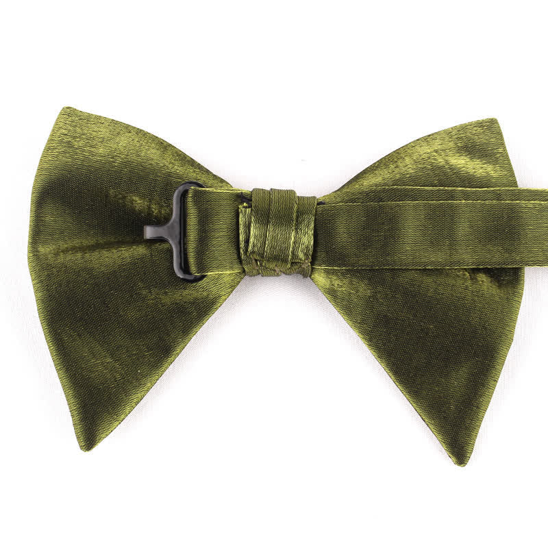 Men's Irregular Double Layer Oversized Pointed Bow Tie - image 3