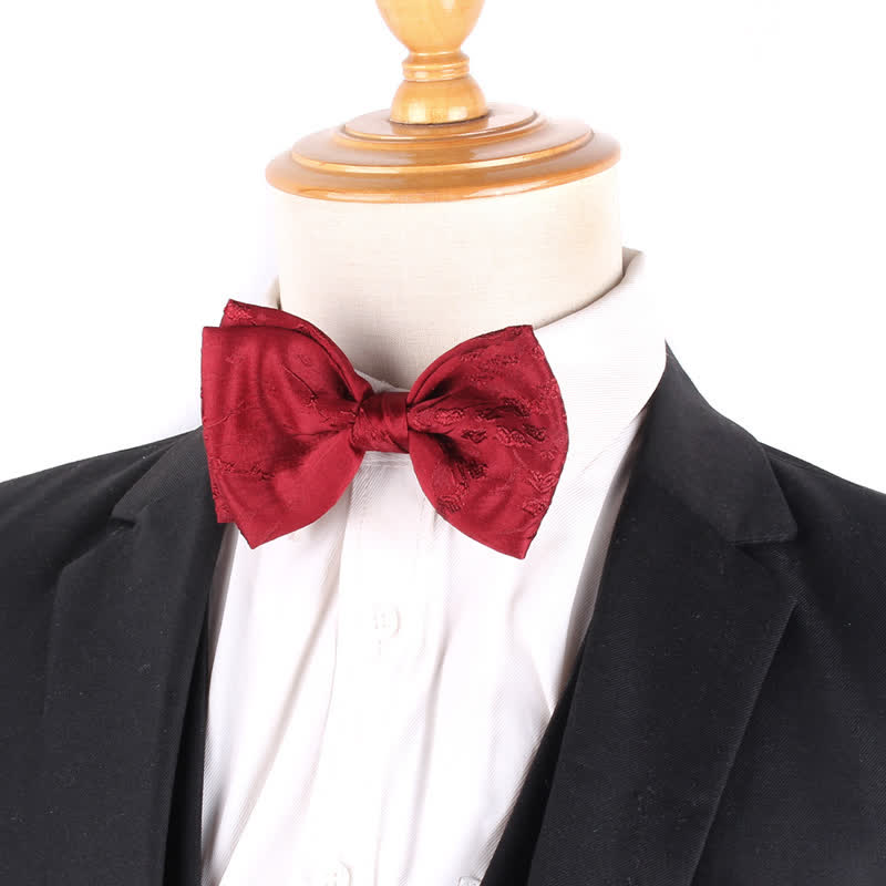 Men's Special Meticulous Floral Wedding Bow Tie - image 0