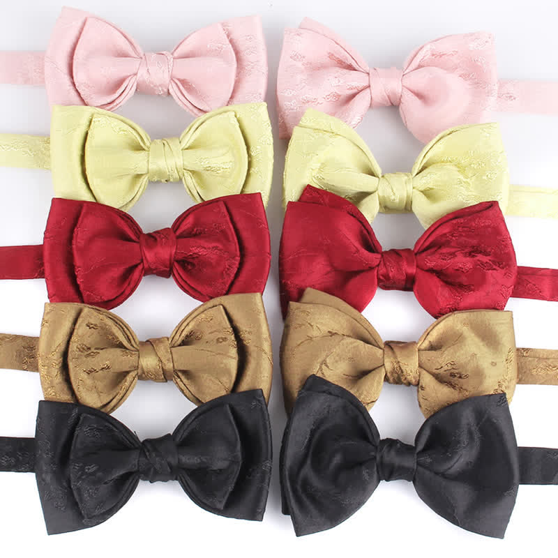 Men's Special Meticulous Floral Wedding Bow Tie - image 1