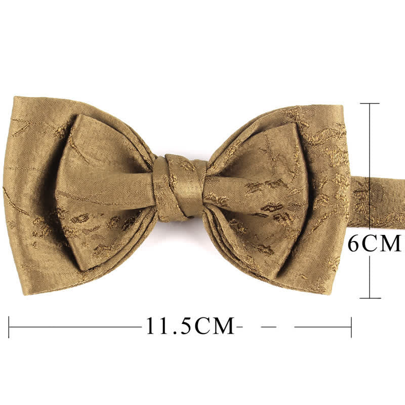 Men's Special Meticulous Floral Wedding Bow Tie - image 11