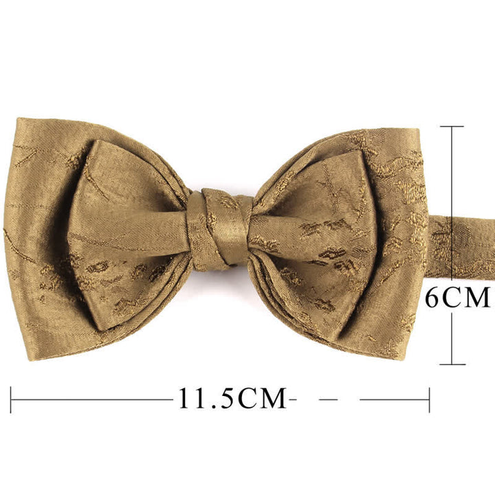 Men's Special Meticulous Floral Wedding Bow Tie - image 11
