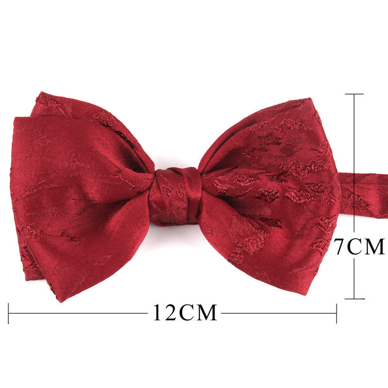 Men's Special Meticulous Floral Wedding Bow Tie - image 4