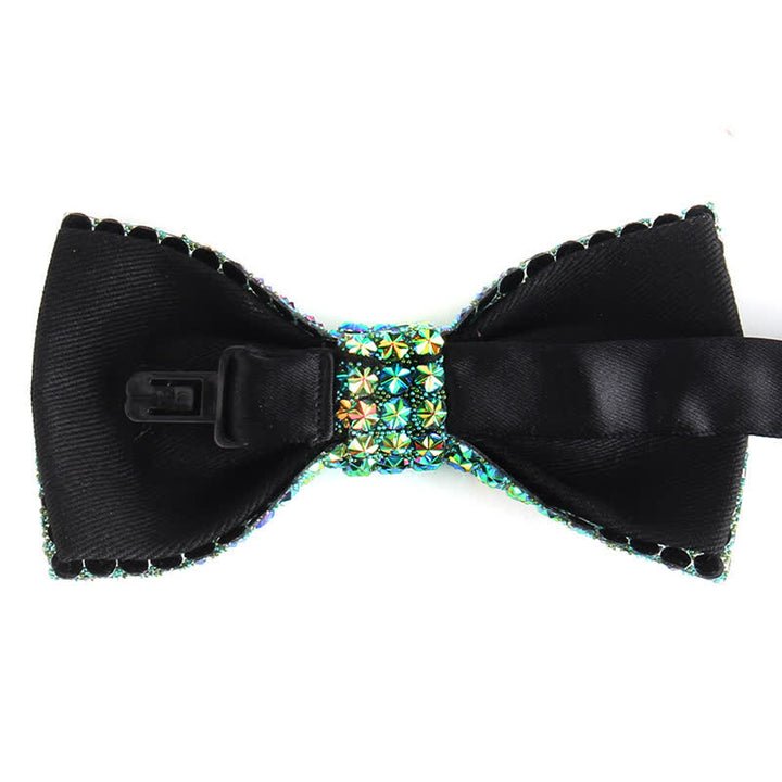 Men's Luxurious Sparkling Rhinestone Party Bow Tie - image 3